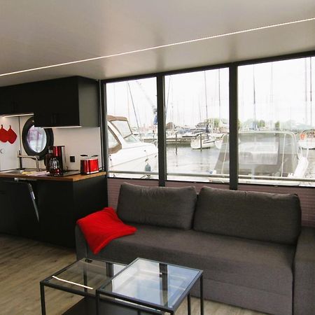 Hausboot Fjord Nordstern Mit Dachterrasse In Schleswig Hotell Exteriör bild